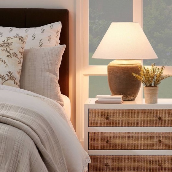 THRESHOLD X STUDIO MCGEE Large Ceramic Table Lamp Gray, NWT - Picture 3 of 7